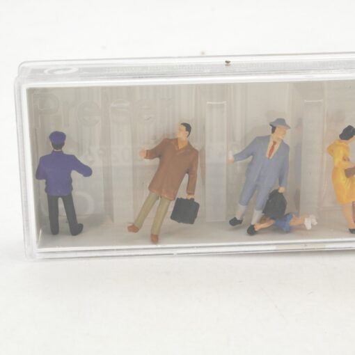 Preiser 1:87 10029 Figuren An der Bahnsteigsperre neuwertig in OVP RG9087 – Bild 3