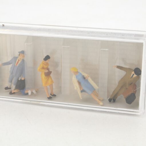 Preiser 1:87 10029 Figuren An der Bahnsteigsperre neuwertig in OVP RG9087 – Bild 4