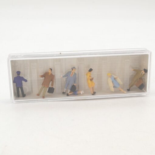 Preiser 1:87 10029 Figuren An der Bahnsteigsperre neuwertig in OVP RG9087