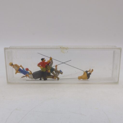 Preiser (?) 1:87 H0 - Figuren-Set: Angler und ein Schäfer, in OVP EB8700