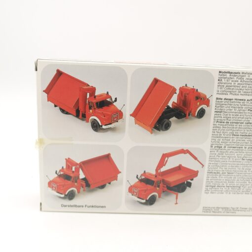 Preiser H0 Bausatz 31201 Dreiseitenkipper Feuerwehr in OVP RR1583 – Bild 3