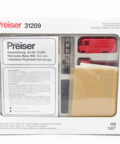 Preiser H0 Bausatz 31209 Feuerwehr Mercedes- Benz 508 in OVP RR1410