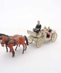Preiser H0 Hochzeitskutsche mit Brautpaar RR1695 o.