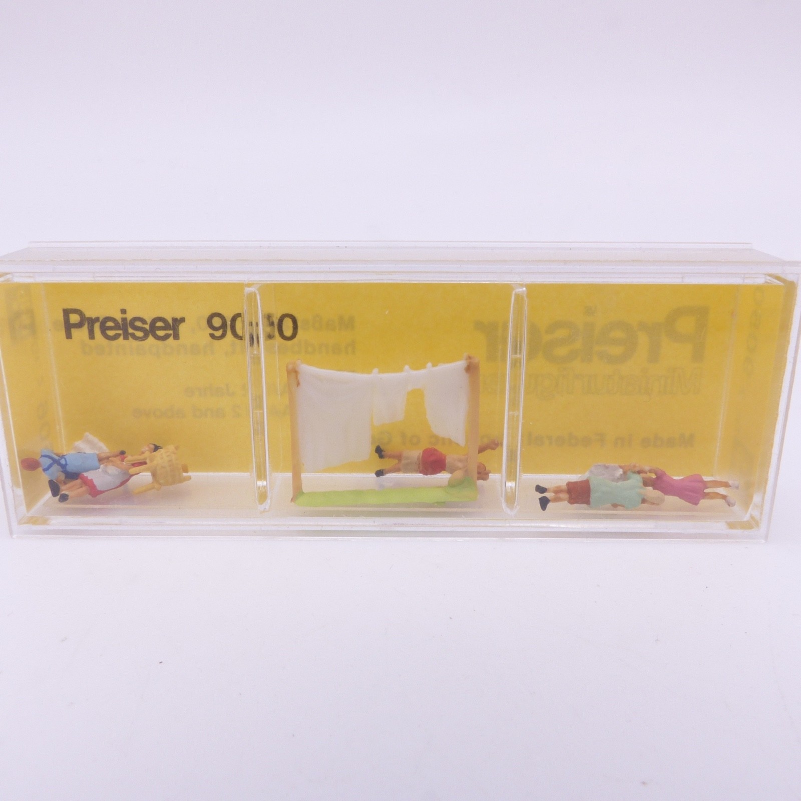 Preiser Spur N 1:160 9050 Wäscherinnen mit Wäscheleine in OVP EX8258