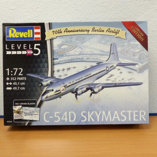 Revell 1:72 Bausatz 03910 G-54D Skymaster in OVP EX4174