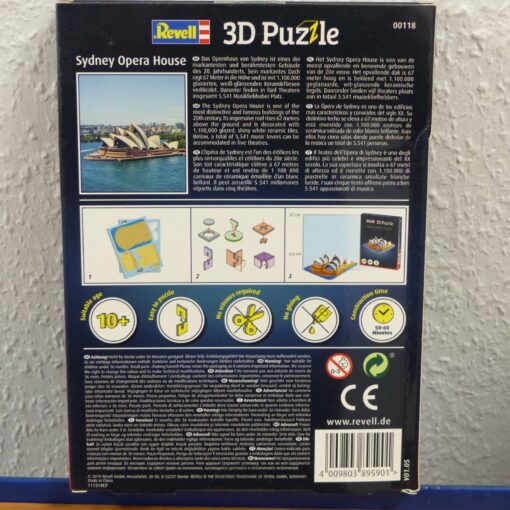 Revell 3D Puzzle 00118 Sindney Opera House in OVP EX3898 – Bild 3
