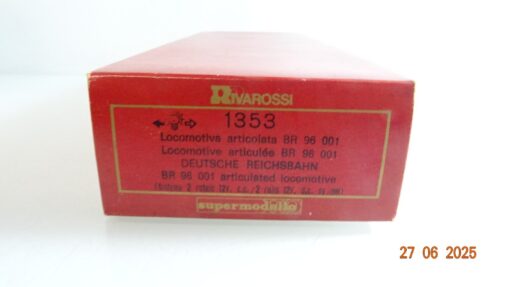 RivaRossi H0 1353 Leerverpackung Deutsche Reichsbahn BR96001 siehe Foto CK9123