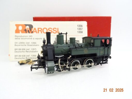Rivarossi H0 1356 Dampflok D II 2454 der K.Bay.Sts.B. in OVP LE8807