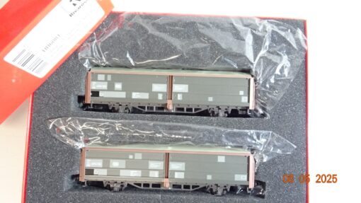 Rivarossi H0 HR6081 Schiebwandwagen Set 2 tlg. der DB in OVP PR7474