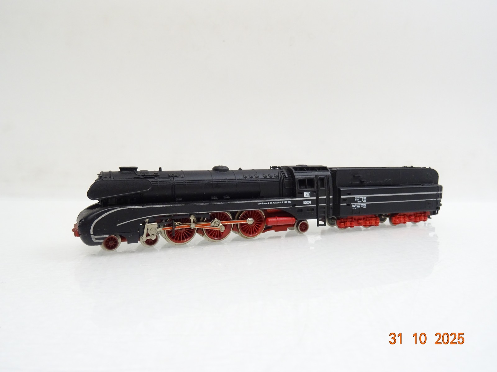 Rivarossi N 2193 Dampflok BR 10 001 Stromlinie der DB JL3972 o.