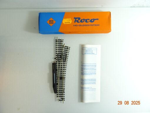 Roco H0 42302 Weiche mit Antrieb rechts siehe Foto in OVP PK981