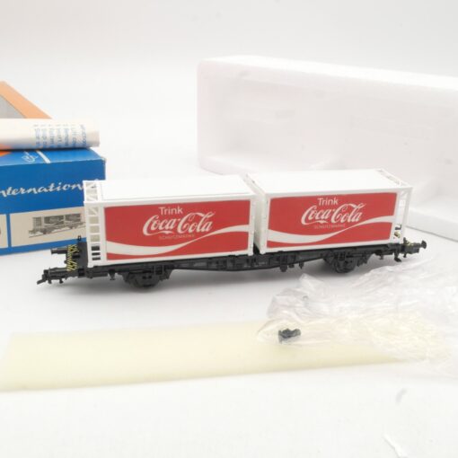 Roco H0 4320 Containertragwagen Coca Cola der DB in OVP RR683 – Bild 3