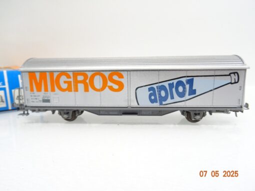 Roco H0 4340 B Schiebewandwagen Migros aproz der SBB in OVP PR7437 – Bild 3