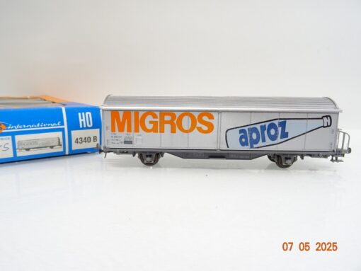 Roco H0 4340 B Schiebewandwagen Migros aproz der SBB in OVP PR7437