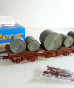 Roco H0 4396D Güterwagen Rollentransport mit Stahlrollen der SNCB in OVP RR4807
