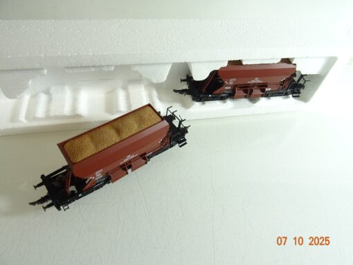 Roco H0 44128 Set Schotterwagen mit Ladung der DB in OVP RR3794 – Bild 3