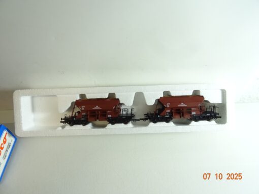 Roco H0 44128 Set Schotterwagen mit Ladung der DB in OVP RR3794 – Bild 4