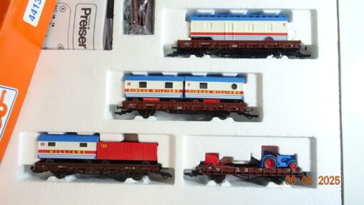Roco H0 44130 Circus Williams Rungenwagen Set 4 tlg. der DB in OVP PR7372 – Bild 3