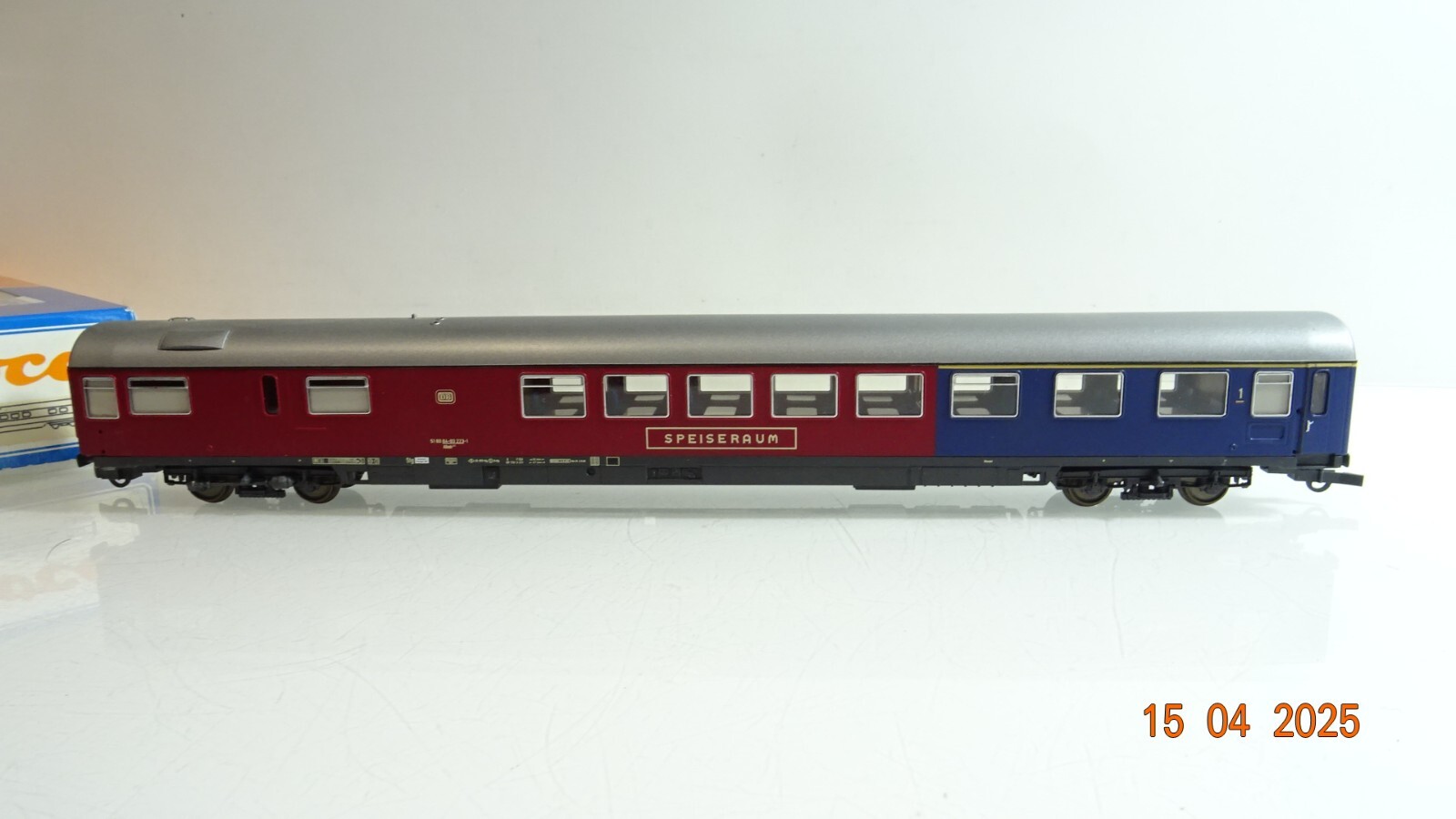 Roco H0 44745 Personenwagen 1.Kl./Speiseraum der DB in OVP PR7133 – Bild 3