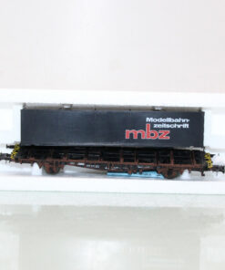 Roco H0 46110 Containertragwagen der DB patiniert mit Container mbz in OVP GS665