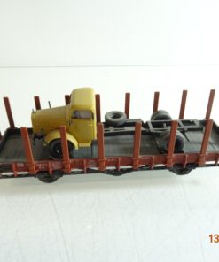Roco H0 46480 Rungenwagen mit LKW Ladung der DB RR4543 o.