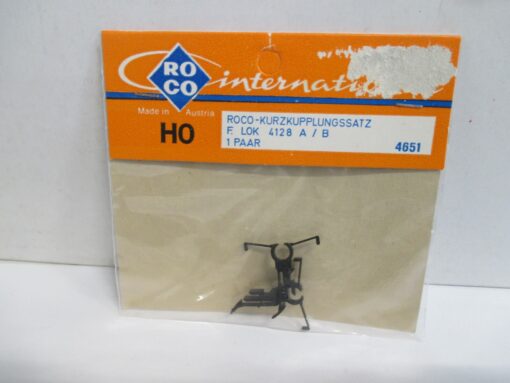 Roco H0 4651 Kurzkupplungssatz f. Lok 4128 A/B 1 Paar m.OVP WZ3579