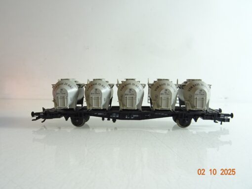 Roco H0 46538 Behältertragwagen von Haus zu Haus der DB in OVP BH332 – Bild 3