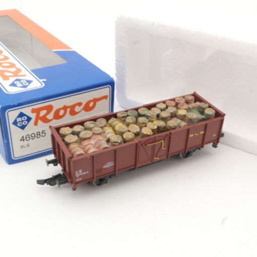 Roco H0 46985 Hochbordwagen mit Ladung der BLS in OVP RR1349 – Bild 3