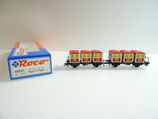 Roco H0 46997 Behältertragwagen von Haus zu Haus in OVP TF404