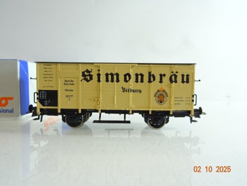 Roco H0 47676 gedeckter Güterwagen Simonbräu der DR in OVP BH303 – Bild 3