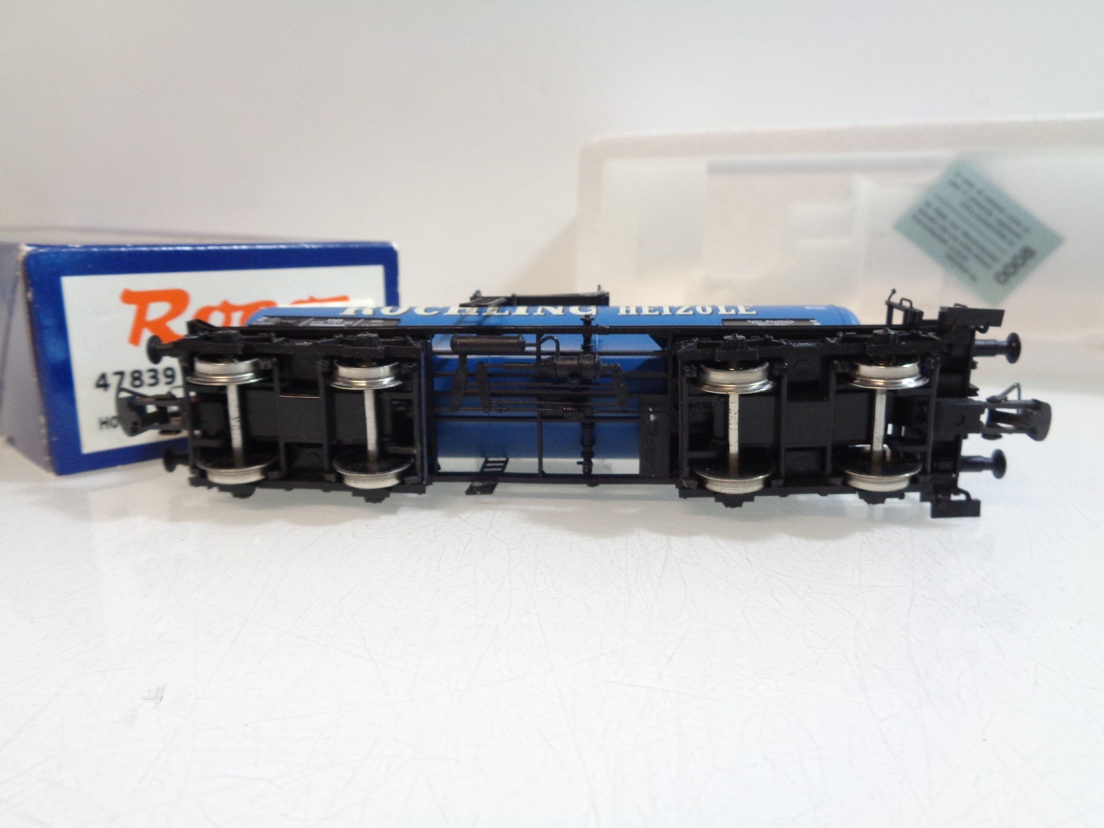Roco H0 47839 AC Kesselwagen Röchling Heizöle der DB in OVP RR5679 – Bild 4