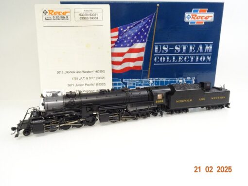 Roco H0 63350 US Dampflok 2-8-8-2 Norfolk Western mit DSS in OVP LE8835