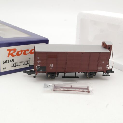 Roco H0 66245 gedeckter Güterwagen Bremserhaus der DB in OVP RR1346 – Bild 3