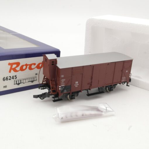 Roco H0 66245 gedeckter Güterwagen Bremserhaus der DB in OVP RR1346