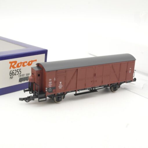 Roco H0 66255 gedeckter Güterwagen der PKP in OVP RR1258