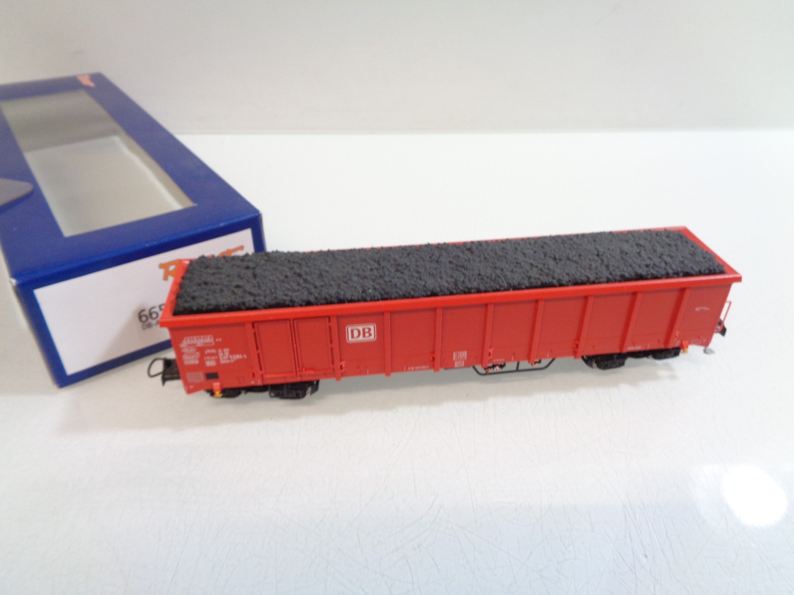 Roco H0 66514 AC Hochbordwagen mit Ladung der DB in OVP RR5676 – Bild 3