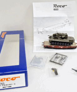 Roco H0 67763 DB AG Schwerlastwagen Rlmmp mit FlkPz Gepard in OVP C2118
