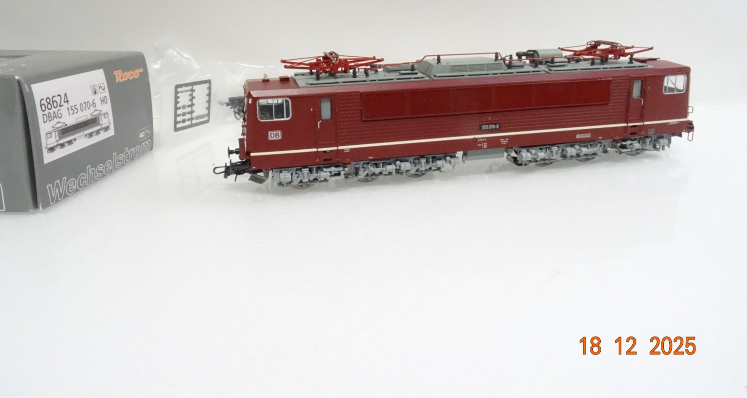 Roco H0 68624 AC E-Lok BR 155 070-6 der DB-AG Digital für Märklin in OVP JL5230