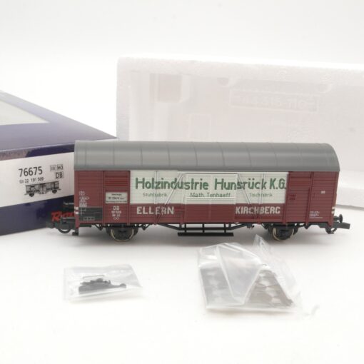 Roco H0 76675 ged. Güterwagen Holzindustrie der DB in OVP RR1265 – Bild 3
