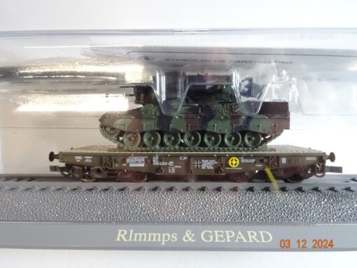 Roco H0 841 Schwerlastwagen mit Panzer Gepard BW der DB in OVP PR4504 – Bild 3