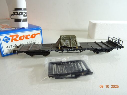 Roco H0 AC 47725 Flachwagen mit Ladung der ÖBB in OVP RR3821 – Bild 3
