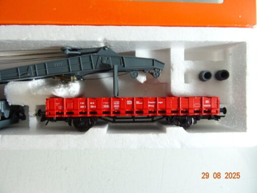 Roco H0 Kranwagen mit Schutzwagen der DB in OVP PR9994 – Bild 4