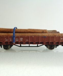 Roco H0 Rungenwagen mit Stammholzladung der DB BH1026 o.