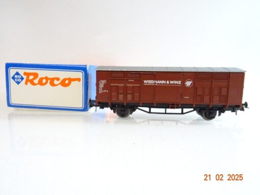 Roco H0 gedeckter Güterwagen Wiedmann & Winz in OVP PR6188