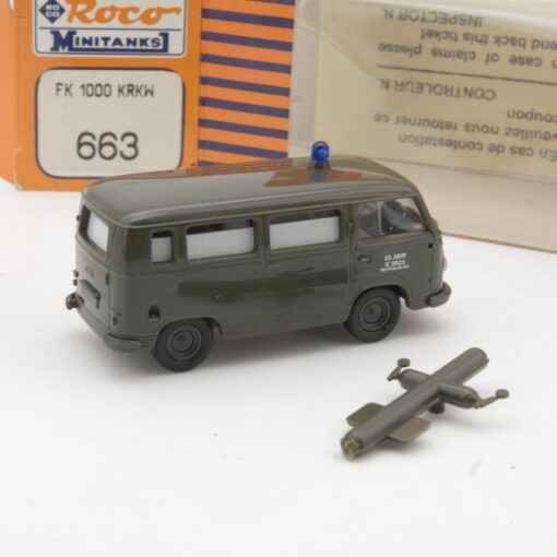 Roco Minitanks 1:87 663 Ford FK 1000 Krankenwagen in OVP QR5685 – Bild 3
