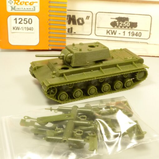 Roco Minitanks 1:87 H0 1250 Panzer Ko-Wo KW-1/1940 Militär in OVP EX7867