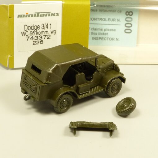 Roco Minitanks 1:87 H0 226 743372 Dodge 3/4t WC-56 US Militär in OVP EX7907 – Bild 3