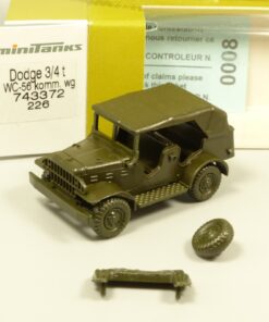 Roco Minitanks 1:87 H0 226 743372 Dodge 3/4t WC-56 US Militär in OVP EX7907