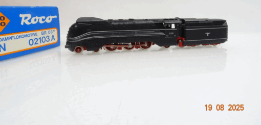 Roco N 02103A Dampflok BR 03 1050 Stromlinie der DR in OVP JL2420