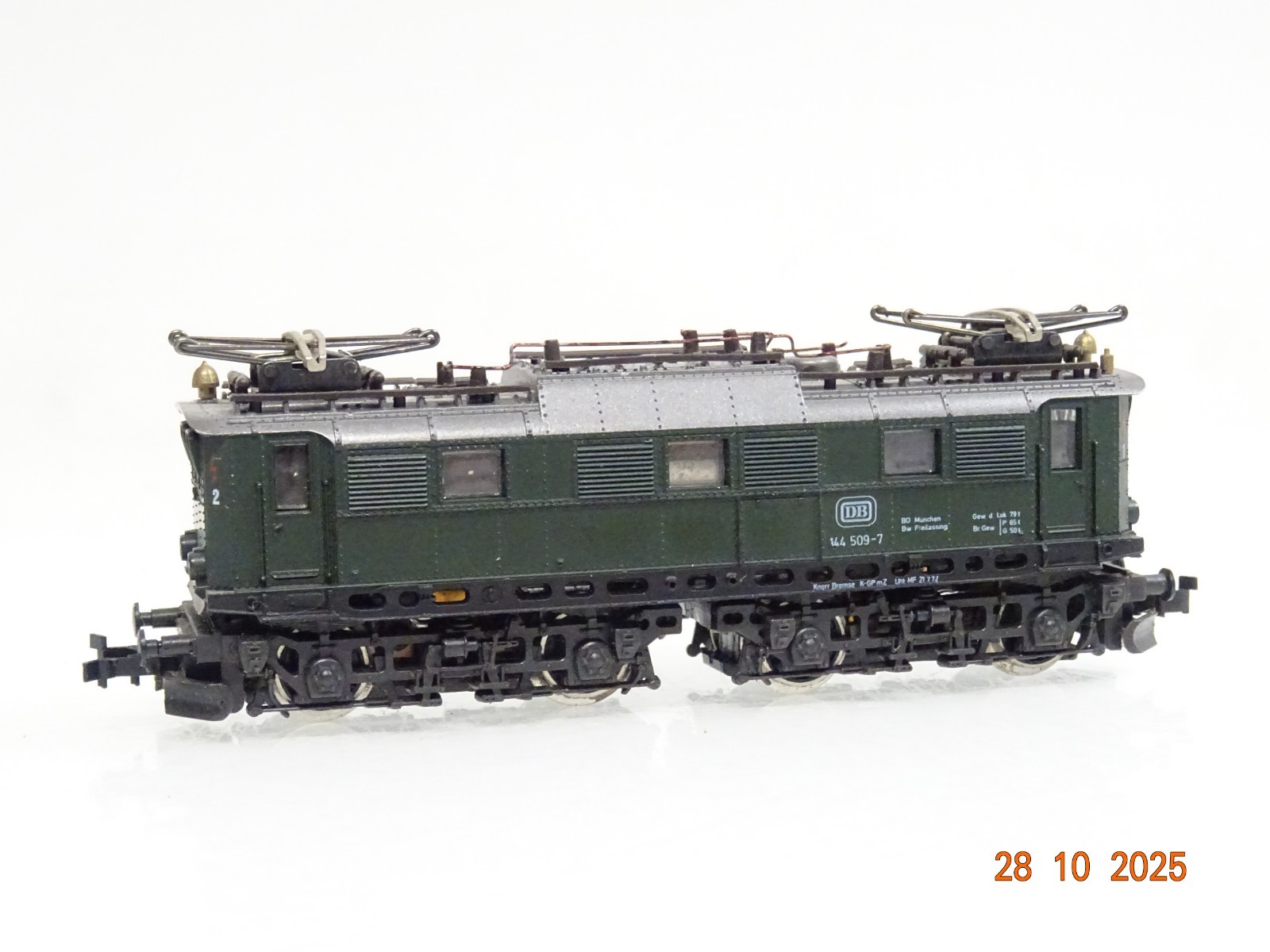 Roco N 02154S E-Lok BR 144 509-7 der DB JL3961 o.